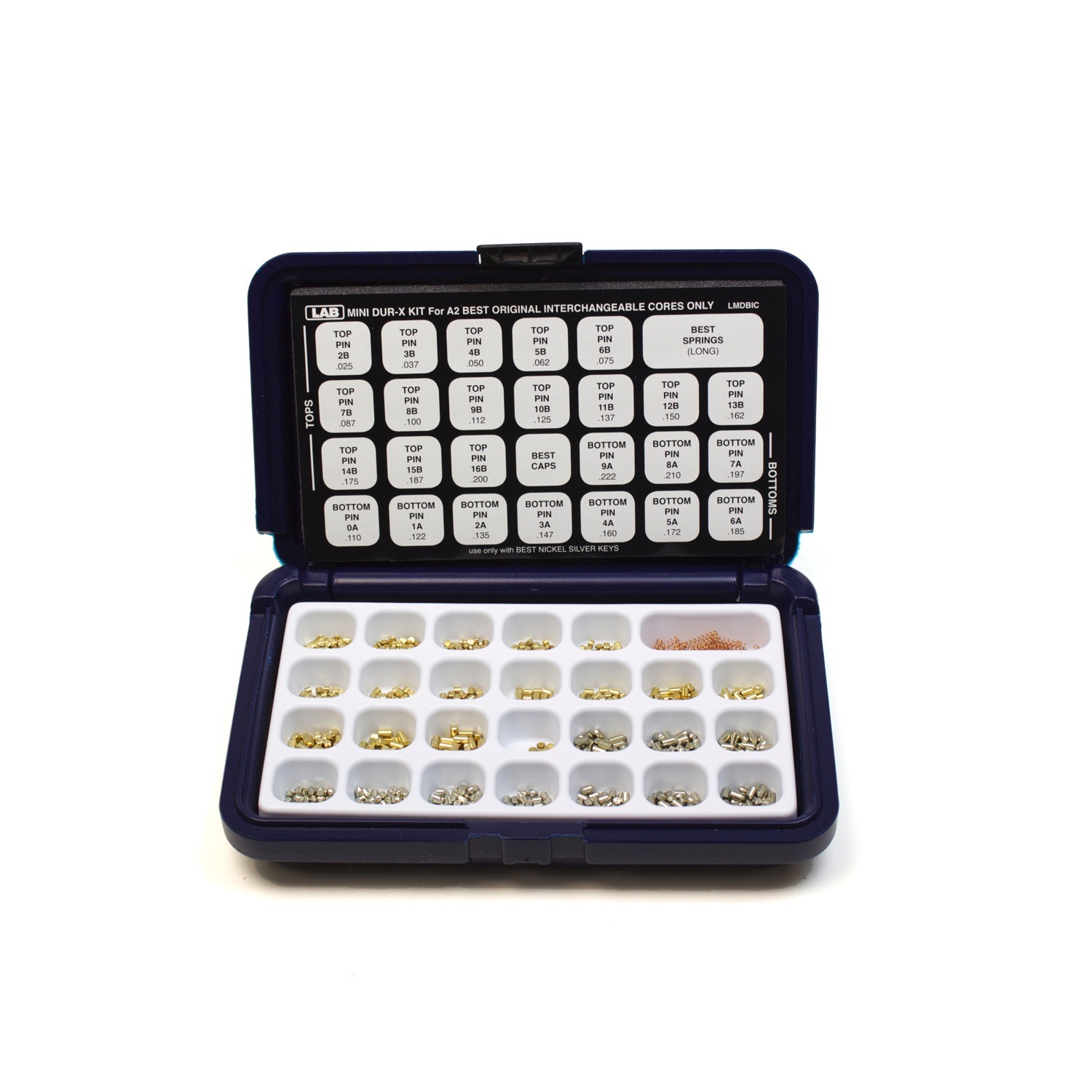 LAB Brand Mini DURX Rekeying Kit for servicing Best A2 ICore LAB
